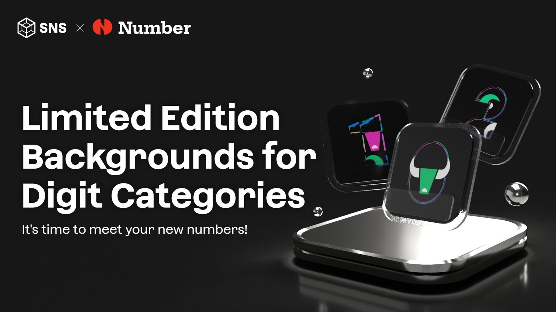 Number and SNS limited edition background collaboration