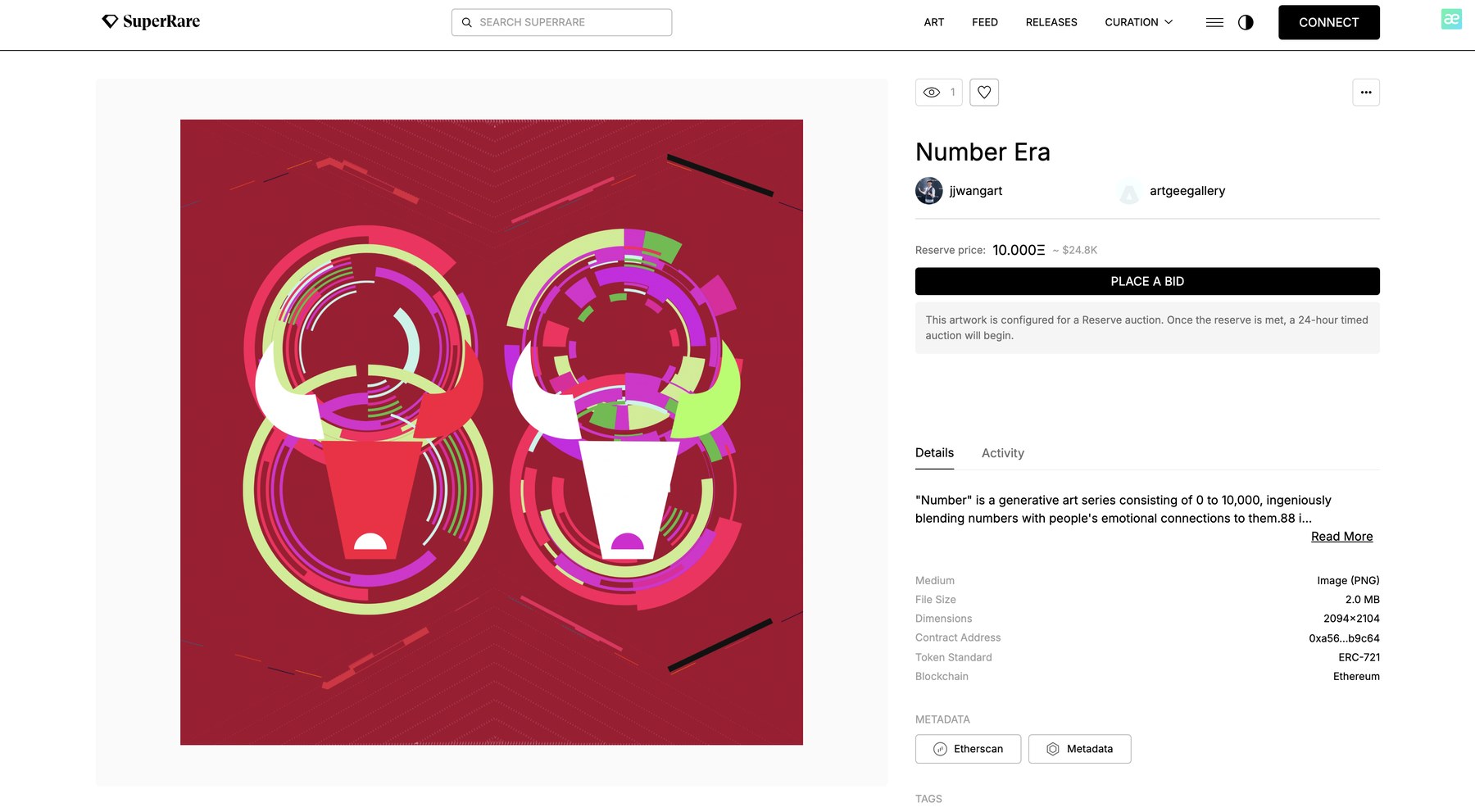 Number Era on SuperRare